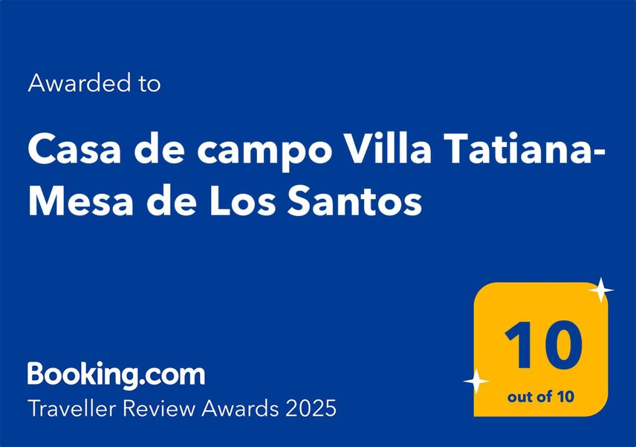 Casa De Campo Villa Tatiana- Mesa De Los Santos Los Santos  Εξωτερικό φωτογραφία